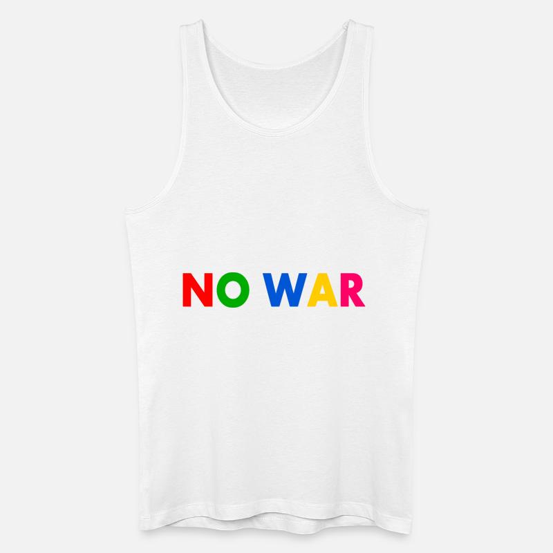 No war - Männer Bio Tank Top - Weiß