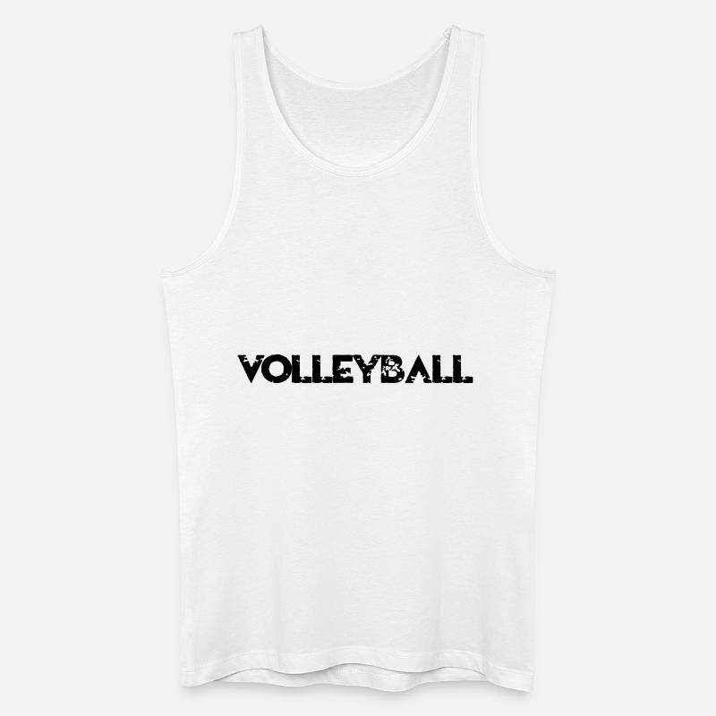 Volleyball - Männer Bio Tank Top - Weiß