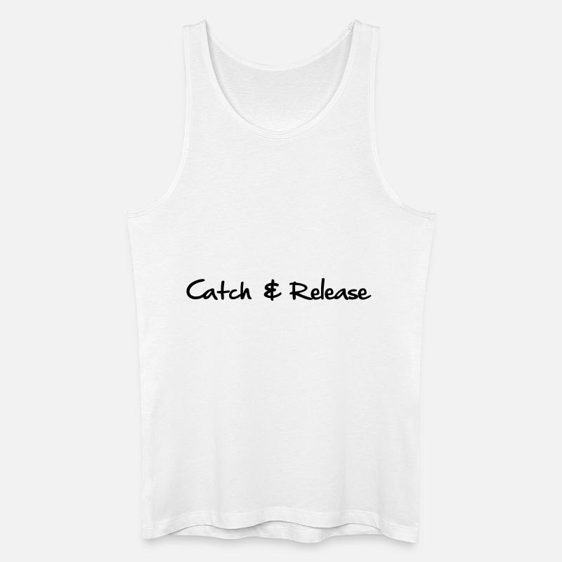 Catch and Release - Männer Bio Tank Top - Weiß