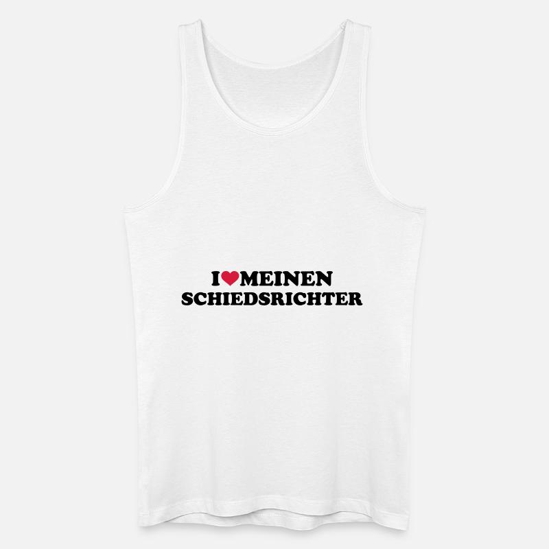 Schiedsrichter - Männer Bio Tank Top - Weiß