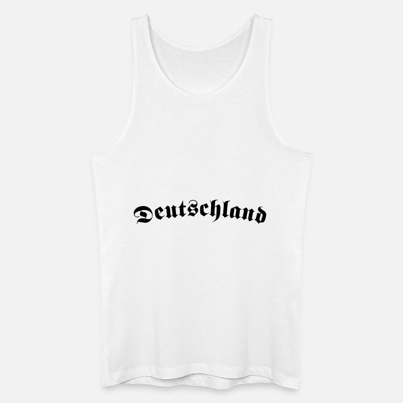 deutschland1 - Männer Bio Tank Top - Weiß