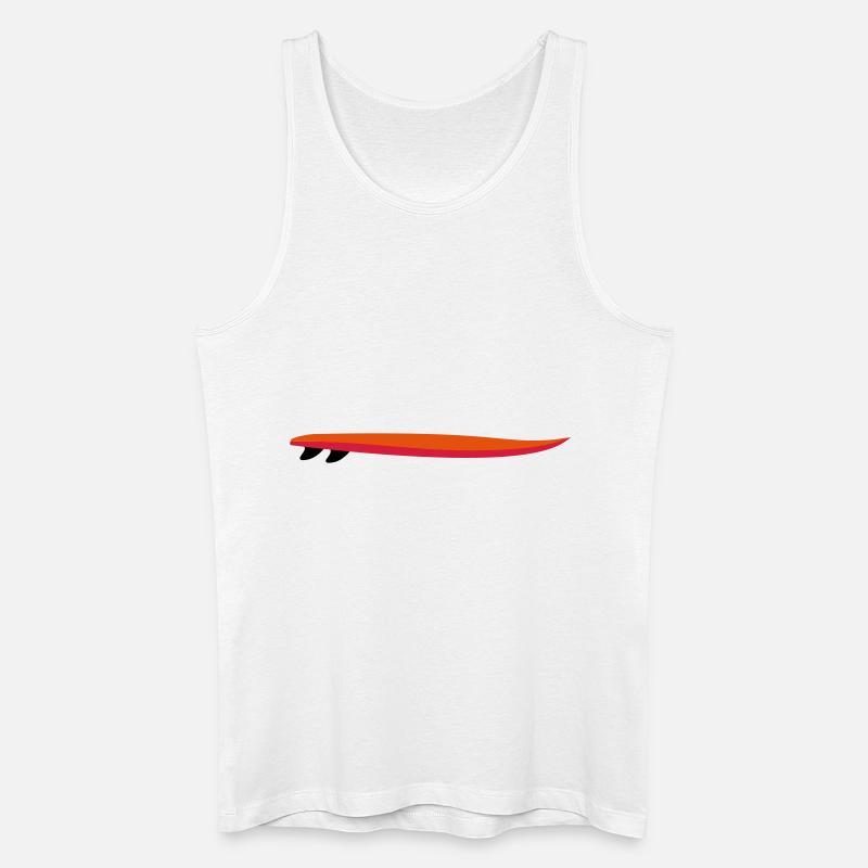 planche de surf - Débardeur bio Homme - blanc