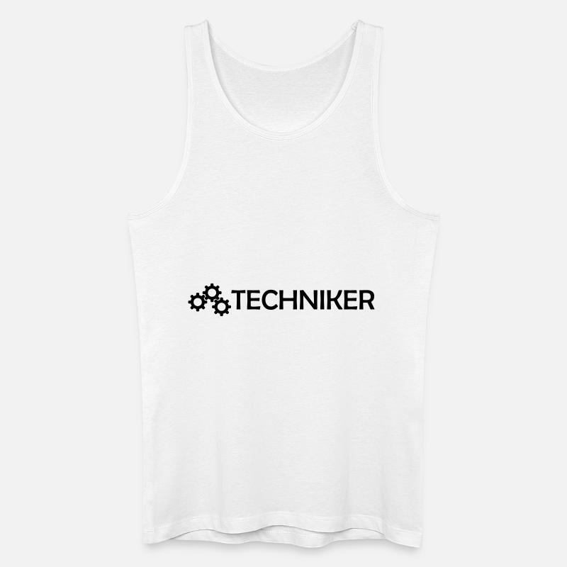 techniker - Männer Bio Tank Top - Weiß