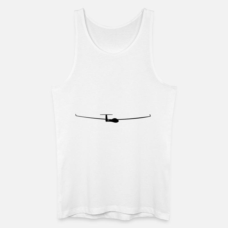 soaring pilot - Männer Bio Tank Top - Weiß