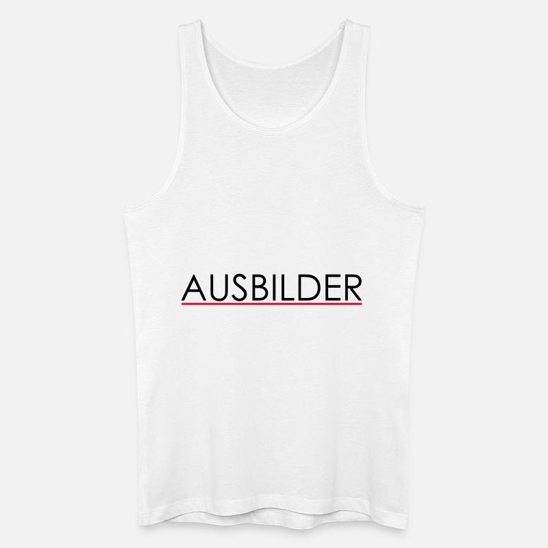 ausbilder - Männer Bio Tank Top - Weiß