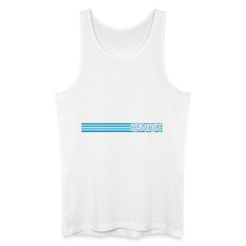Henrik - Männer Bio Tank Top - Weiß - Vorne
