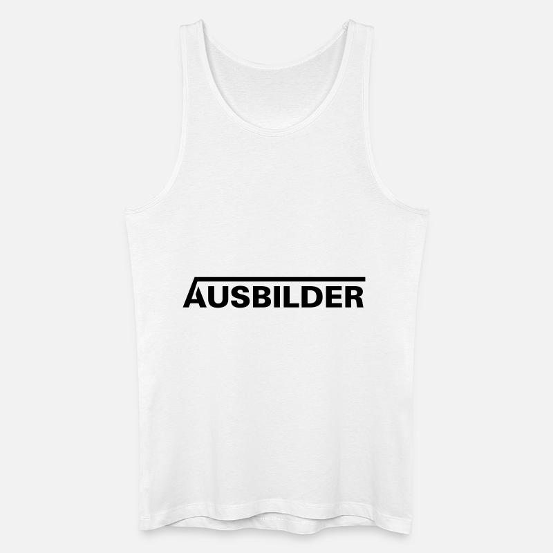 Ausbilder - Männer Bio Tank Top - Weiß