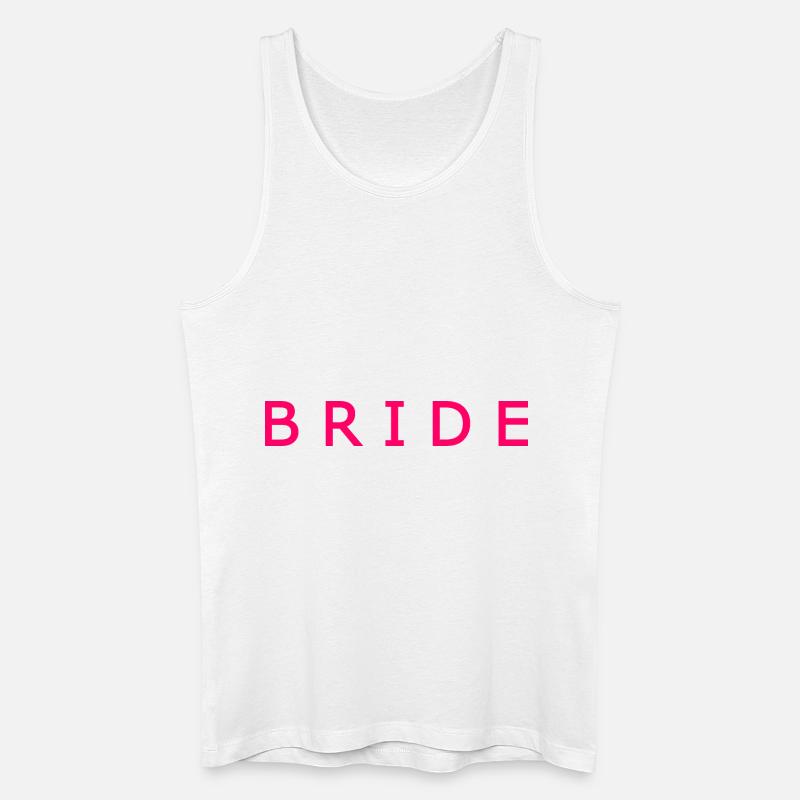 Bride - Männer Bio Tank Top - Weiß
