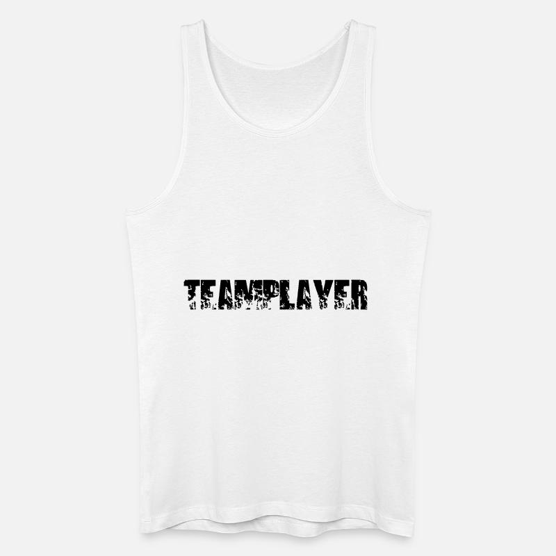 teamplayer - Männer Bio Tank Top - Weiß