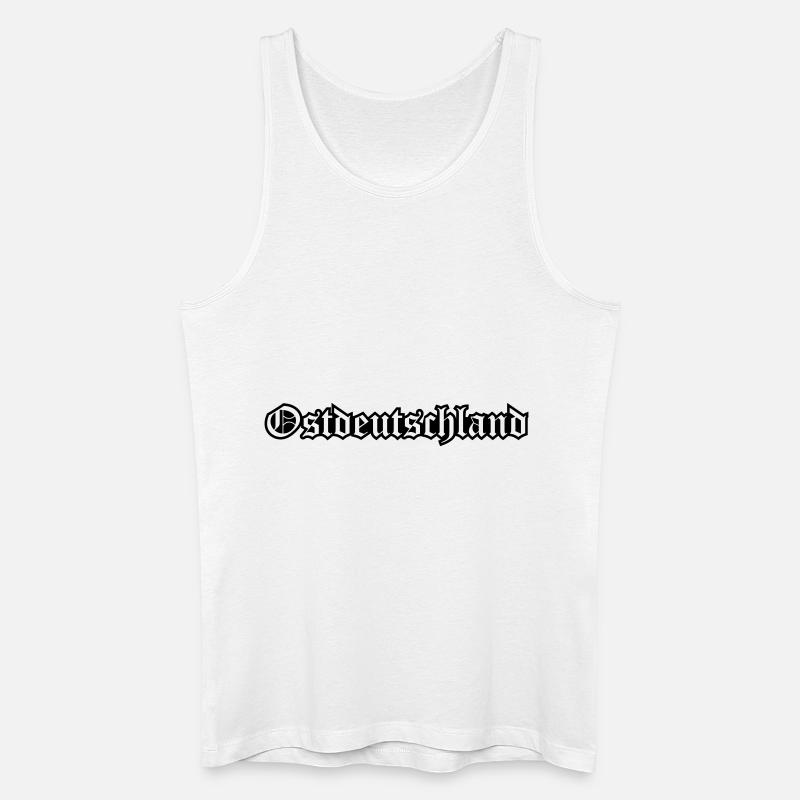 ostdeutschland - Männer Bio Tank Top - Weiß