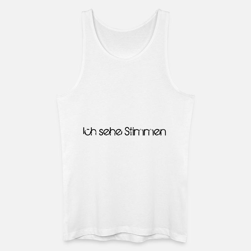 Stimmen - Männer Bio Tank Top - Weiß