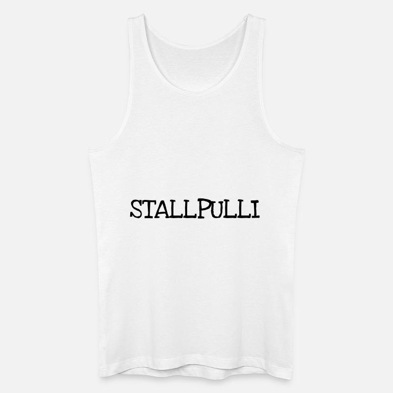 Stallpulli - Männer Bio Tank Top - Weiß