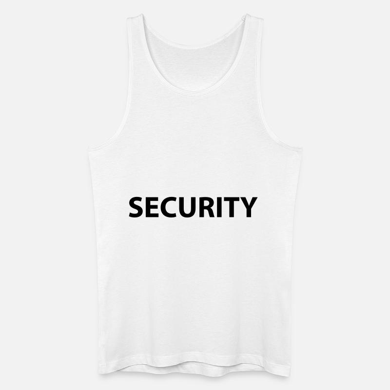 security - Männer Bio Tank Top - Weiß