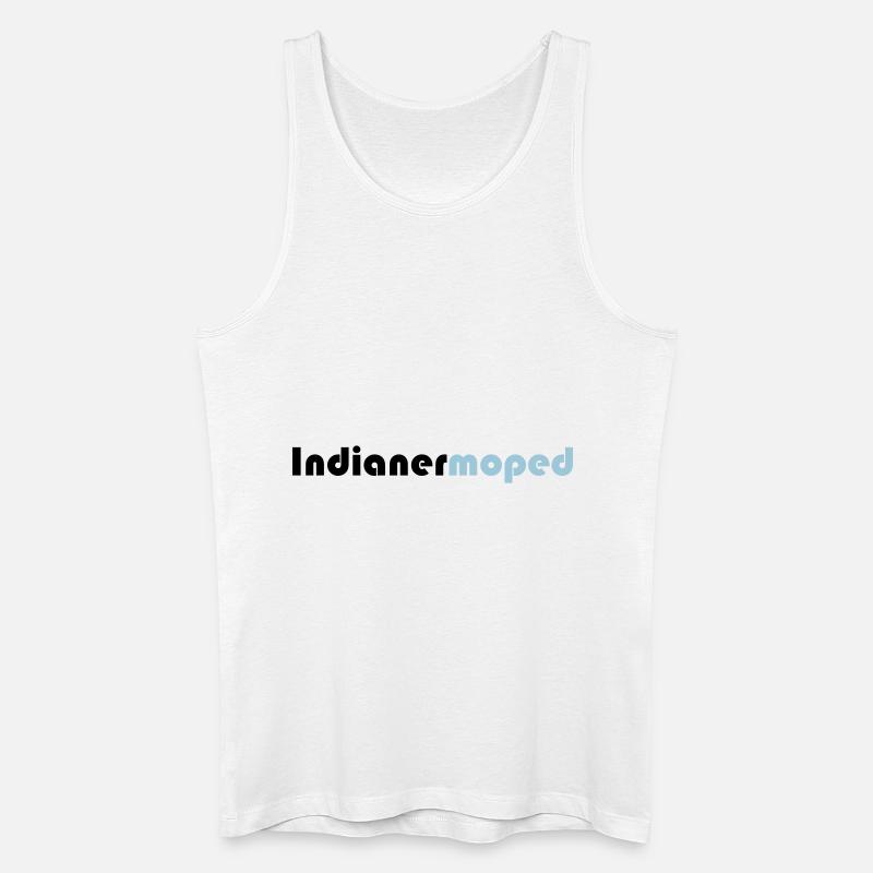 indianermoped - Männer Bio Tank Top - Weiß