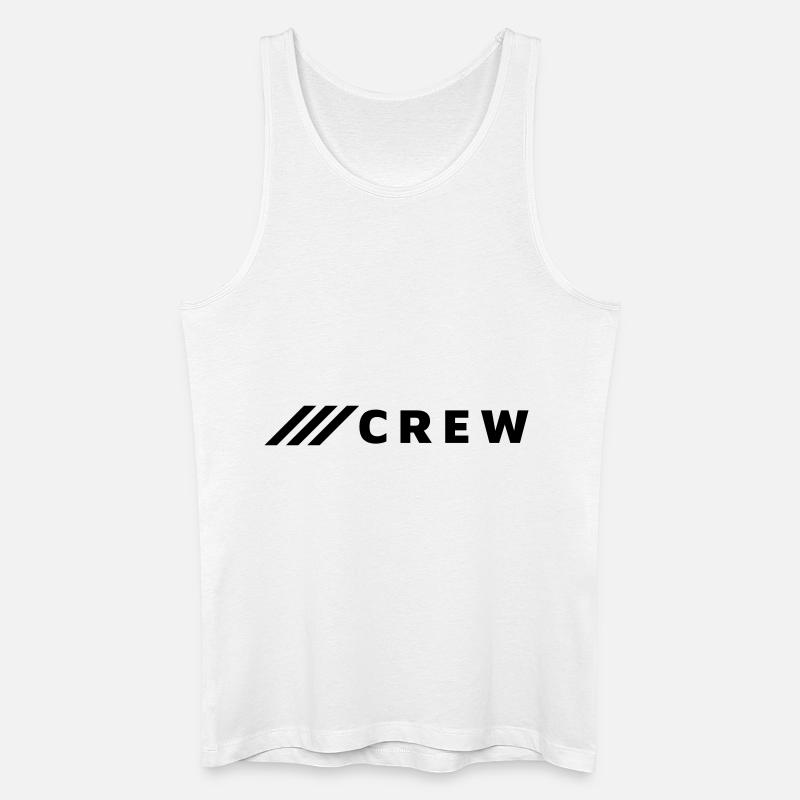CREW - Männer Bio Tank Top - Weiß