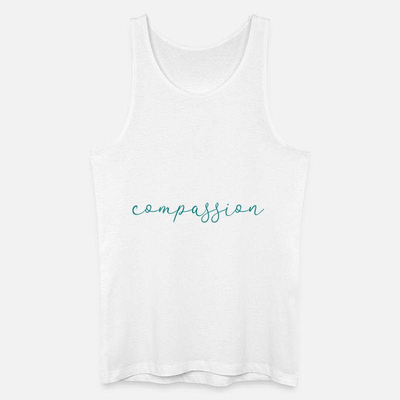 Mitleid - Männer Bio Tank Top - Weiß