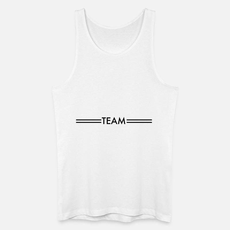 Team - Männer Bio Tank Top - Weiß