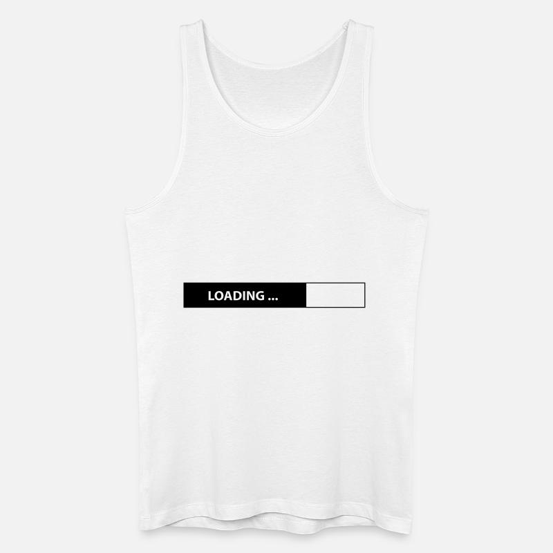 Loading - Männer Bio Tank Top - Weiß