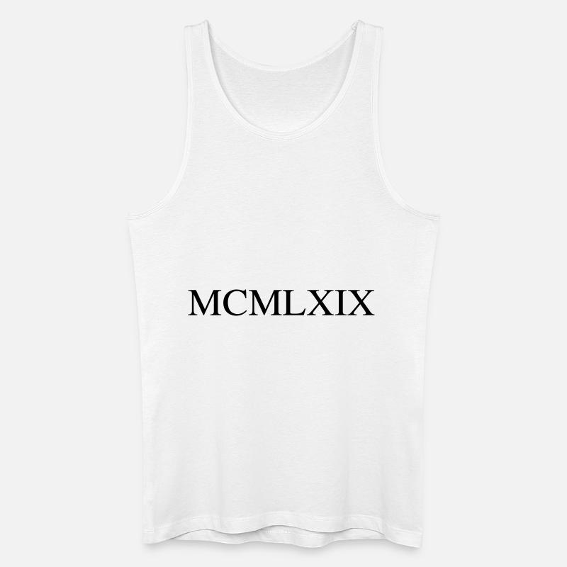 1969 - Männer Bio Tank Top - Weiß