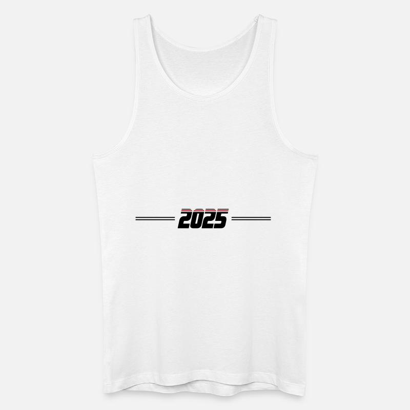 2025 - Männer Bio Tank Top - Weiß