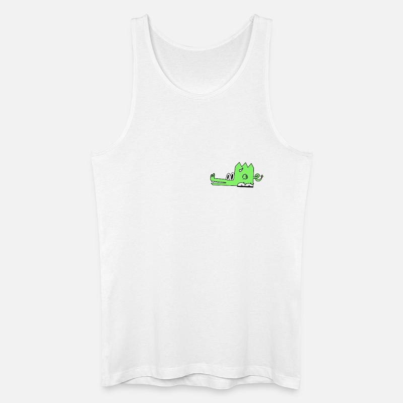 Emberon, der Drache - Männer Bio Tank Top - Weiß