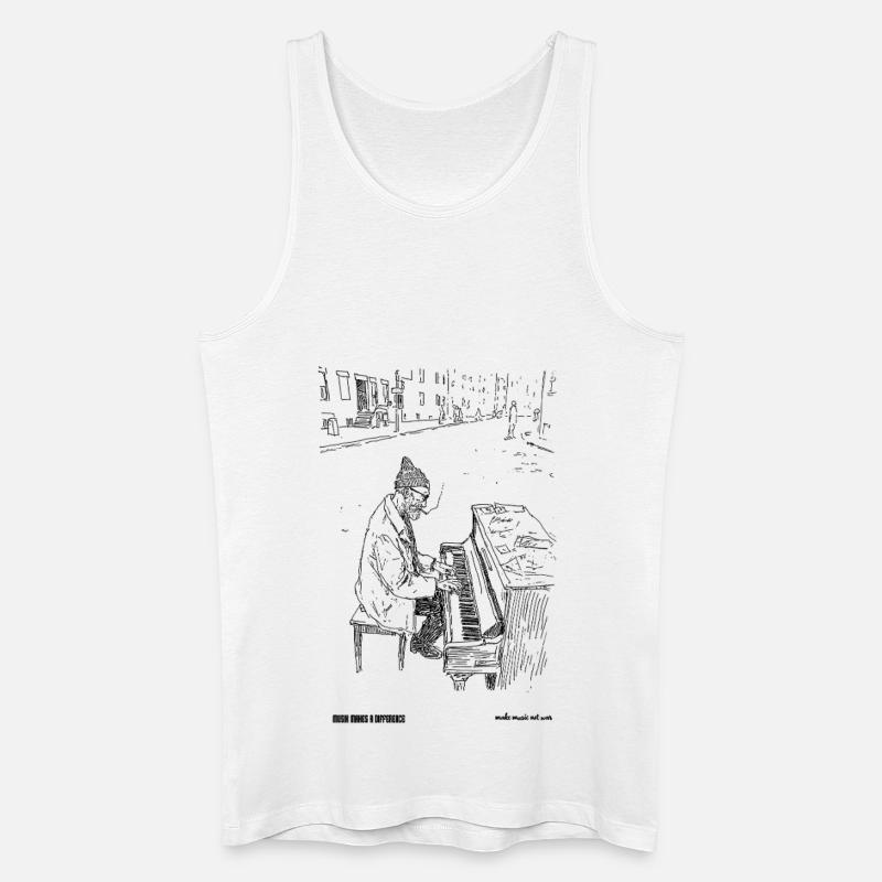  differnce - Männer Bio Tank Top - Weiß