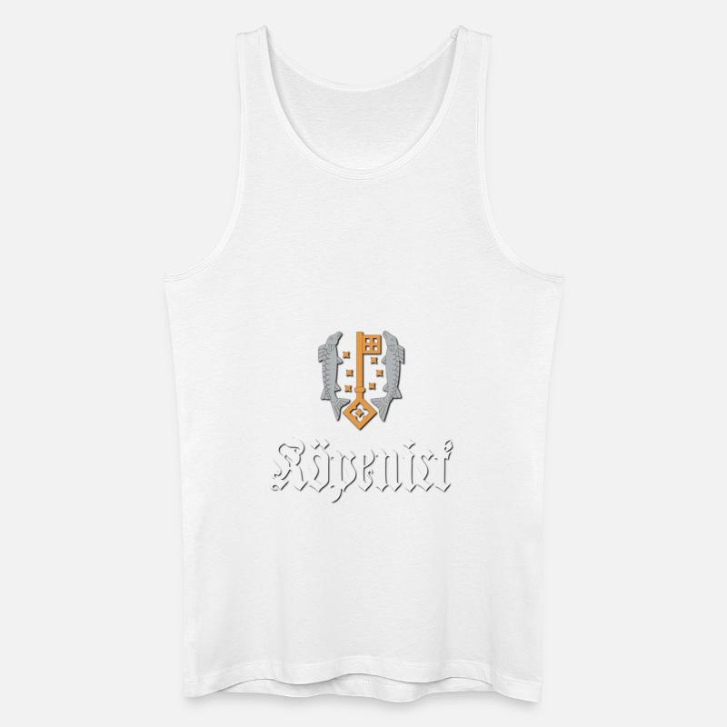 koepenick_wappen_light - Männer Bio Tank Top - Weiß