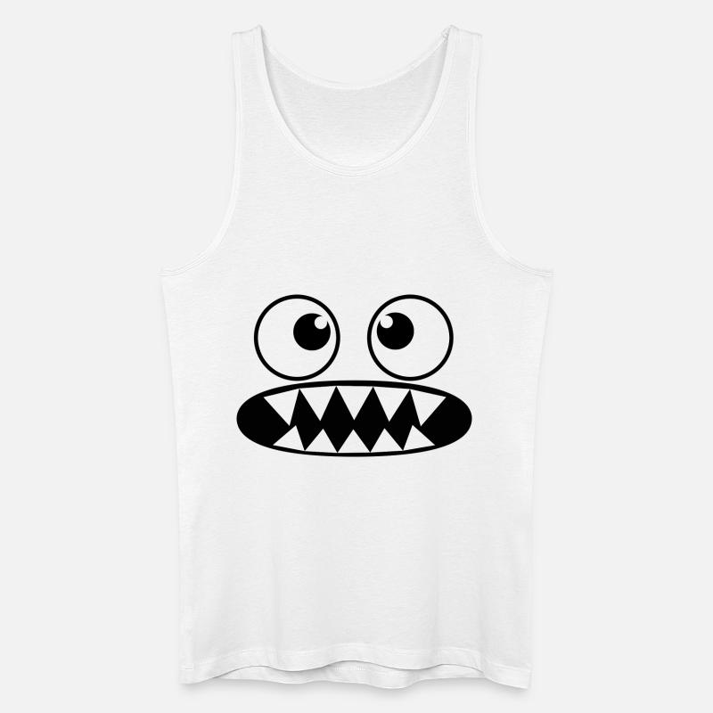 Nom Nom - Männer Bio Tank Top - Weiß