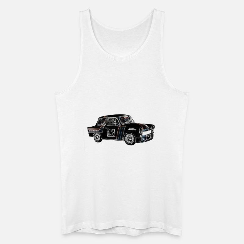  Farbe - Männer Bio Tank Top - Weiß