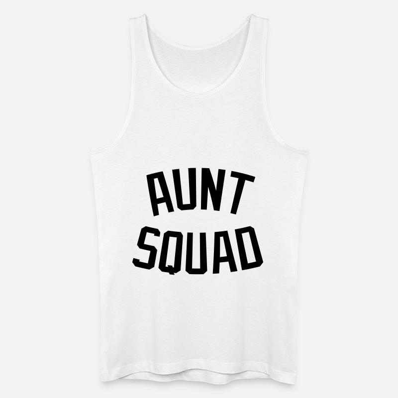Aunt Squad - Männer Bio Tank Top - Weiß