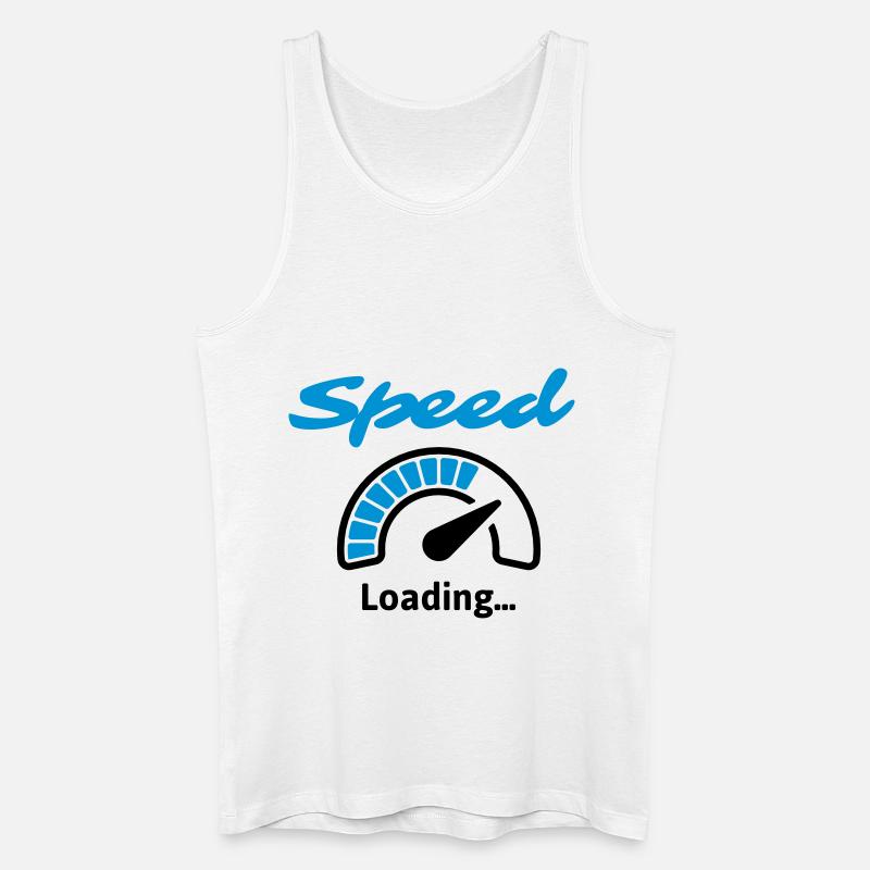 Speed Loading... - Männer Bio Tank Top - Weiß