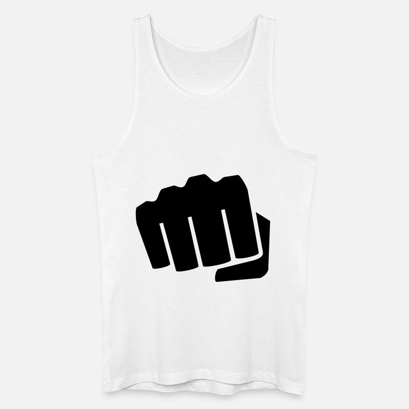 Faust - Männer Bio Tank Top - Weiß