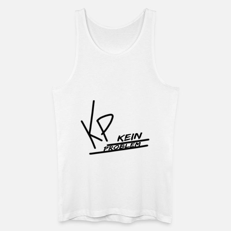 KP - Männer Bio Tank Top - Weiß