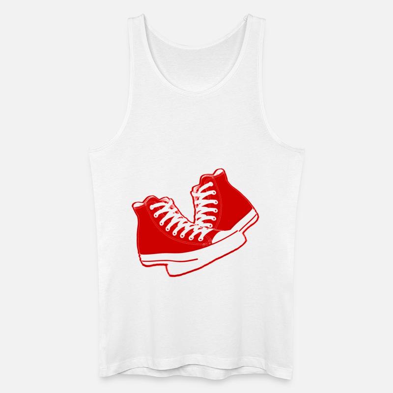 chaussures old school - Männer Bio Tank Top - Weiß