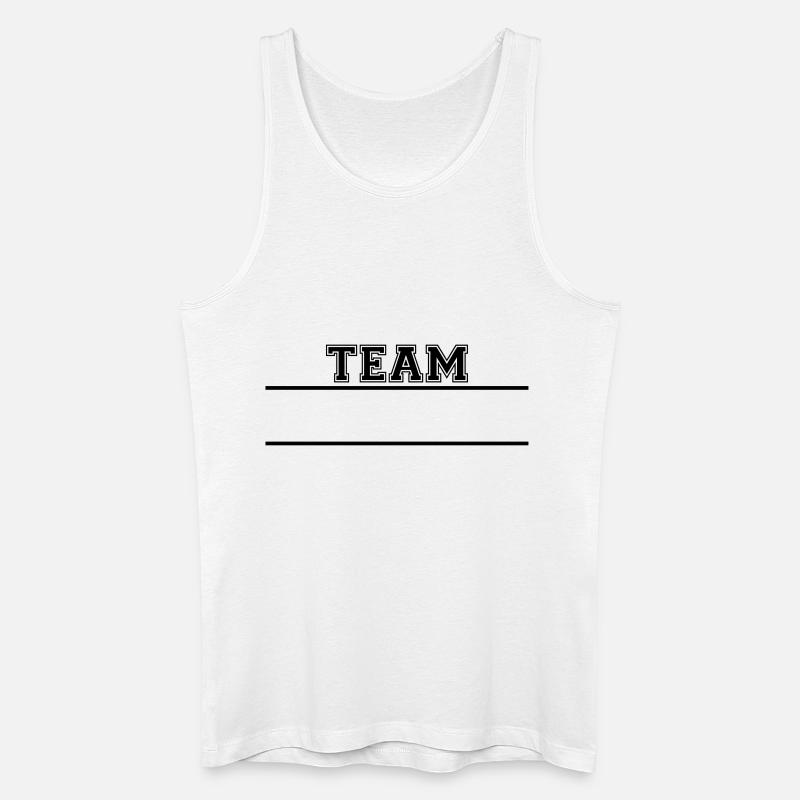 Das Team... - Männer Bio Tank Top - Weiß