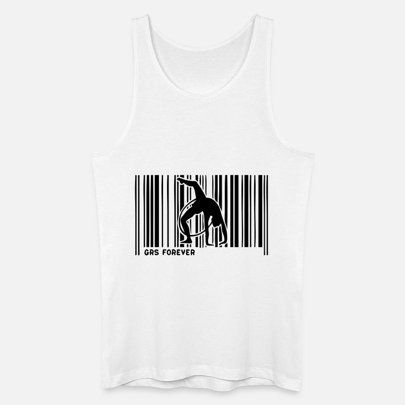 barcode grs gymnastique4 - Men’s Organic Tank Top - white