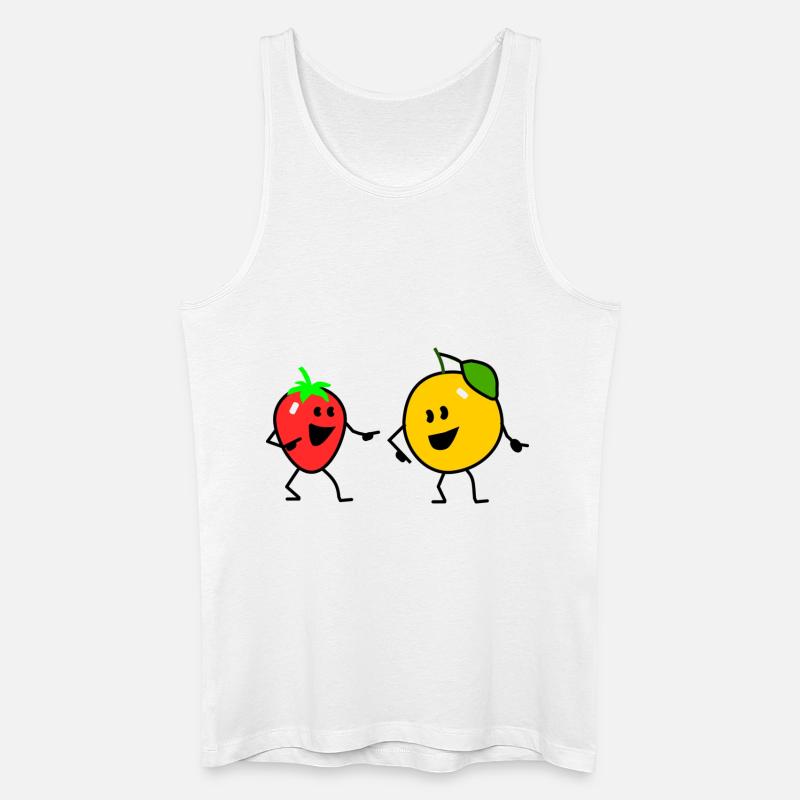 fruit salad one - Männer Bio Tank Top - Weiß
