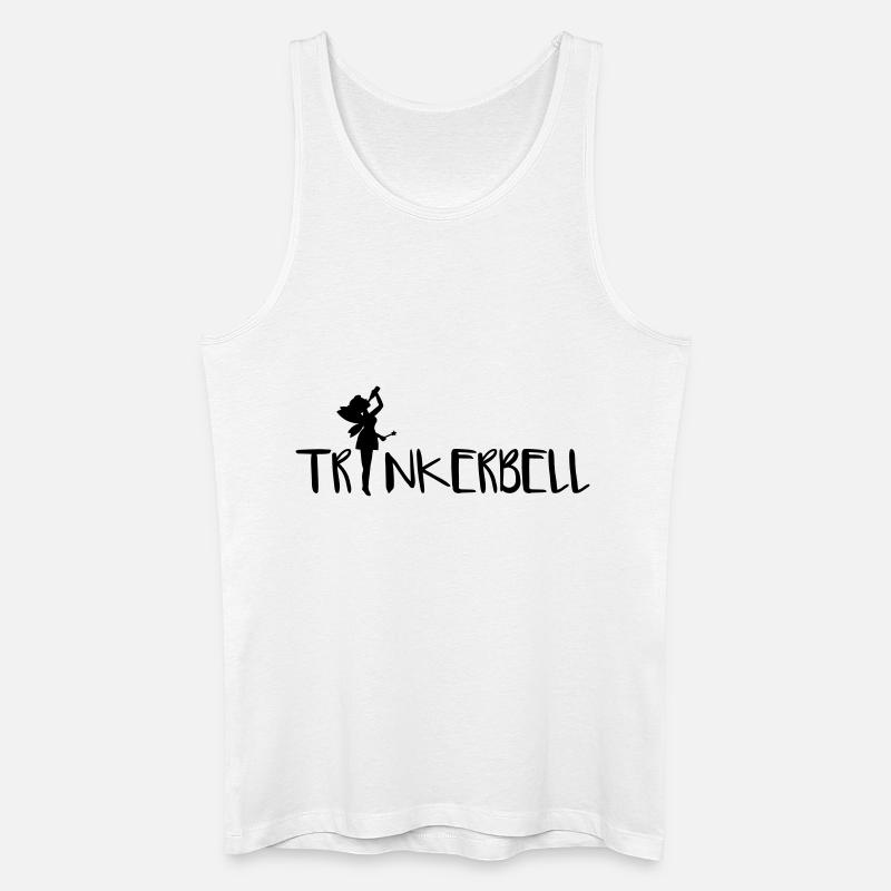 Trinkerbell - Männer Bio Tank Top - Weiß