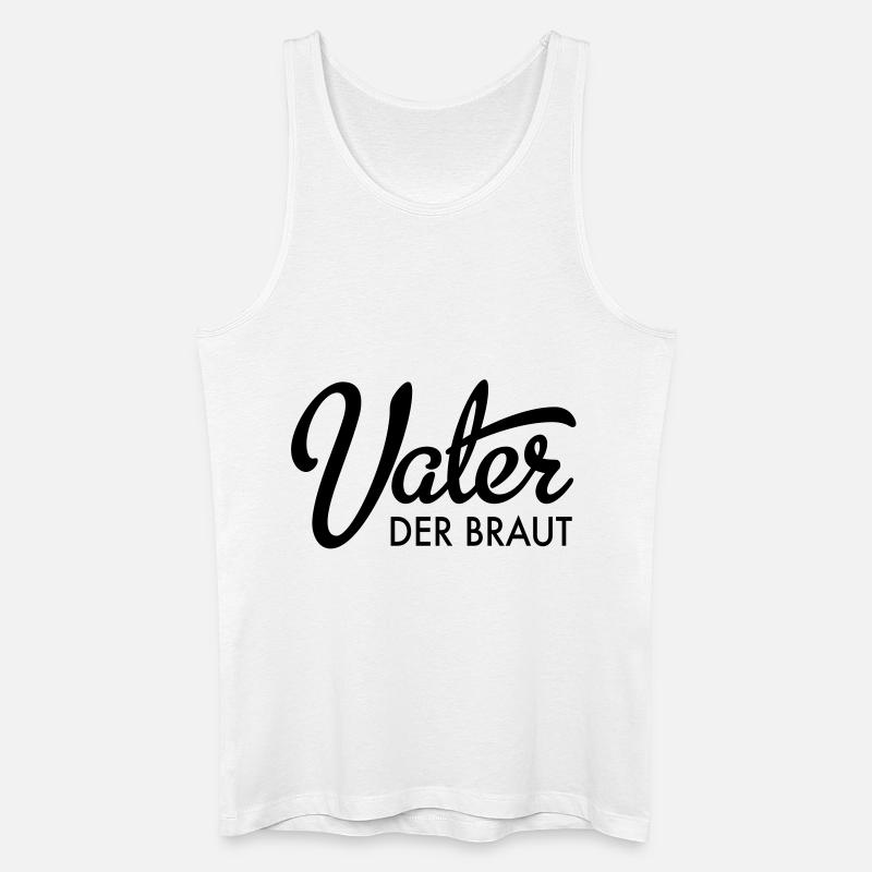 Vater der Braut - Männer Bio Tank Top - Weiß