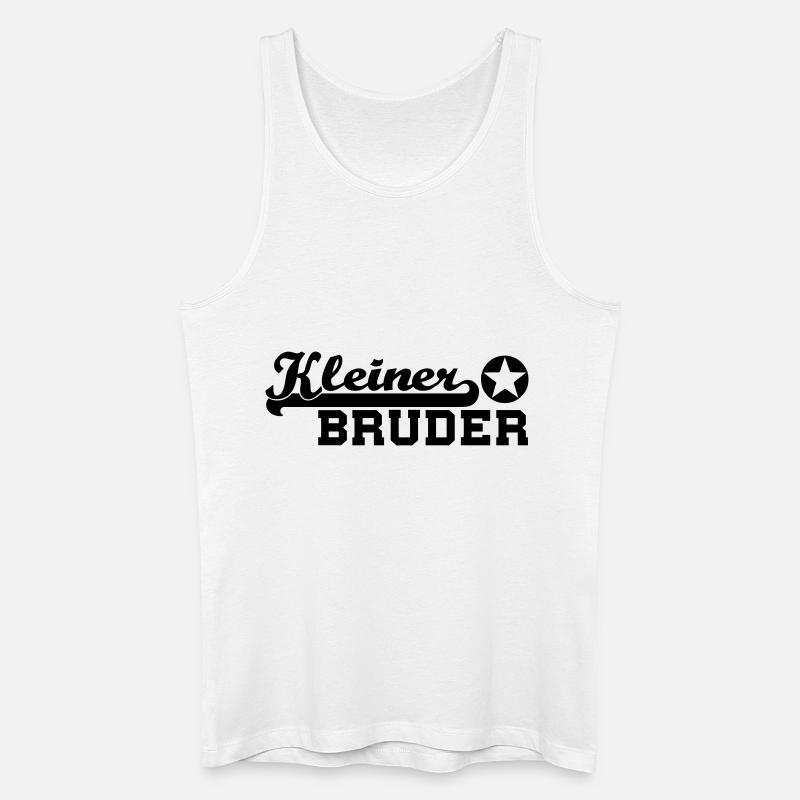 kleiner bruder stern - Männer Bio Tank Top - Weiß