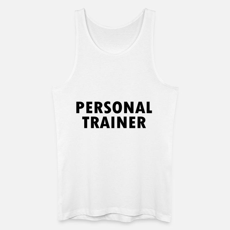 Personal trainer - Männer Bio Tank Top - Weiß