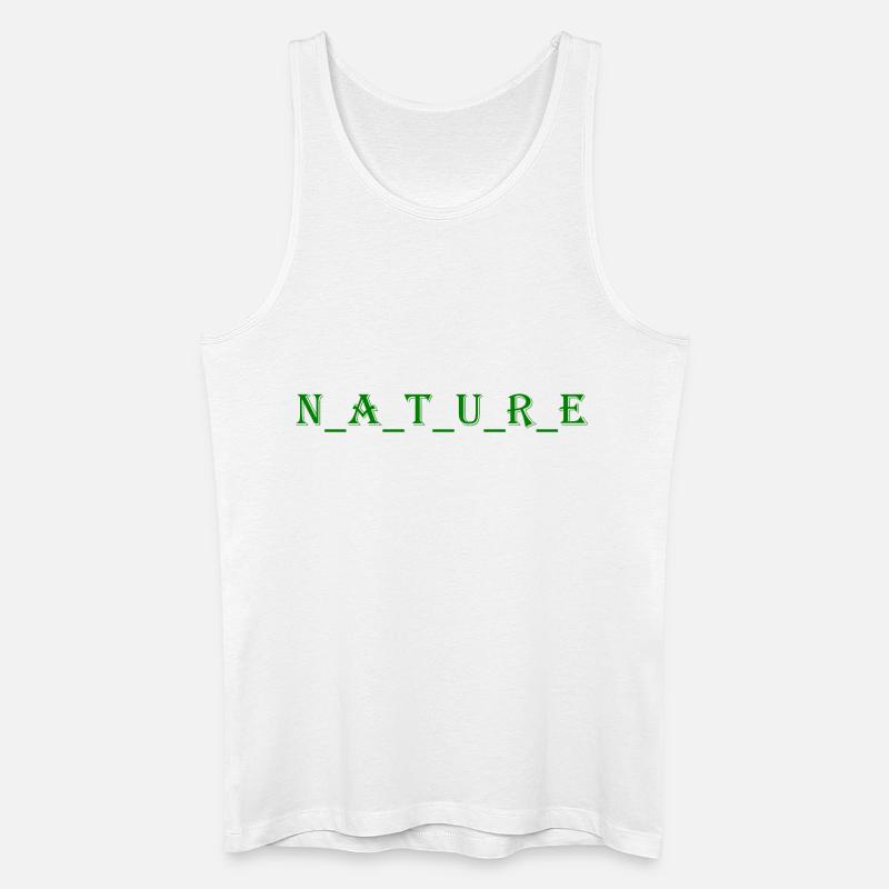 nature - Men’s Organic Tank Top - white