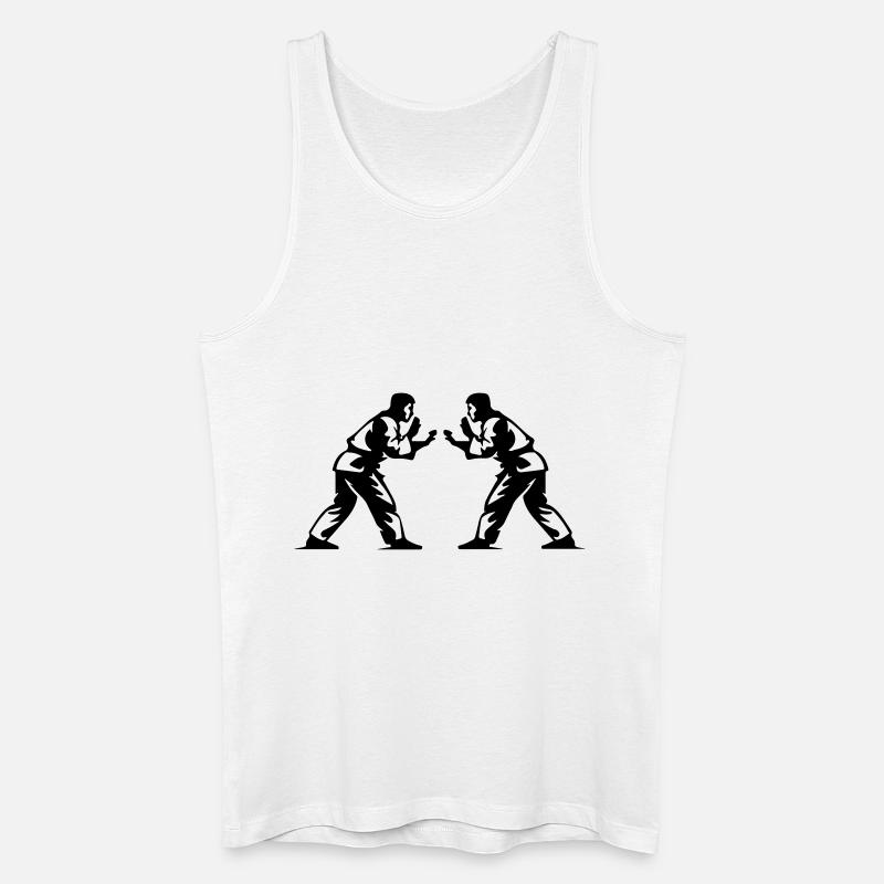 Jiu-jitsu - Männer Bio Tank Top - Weiß