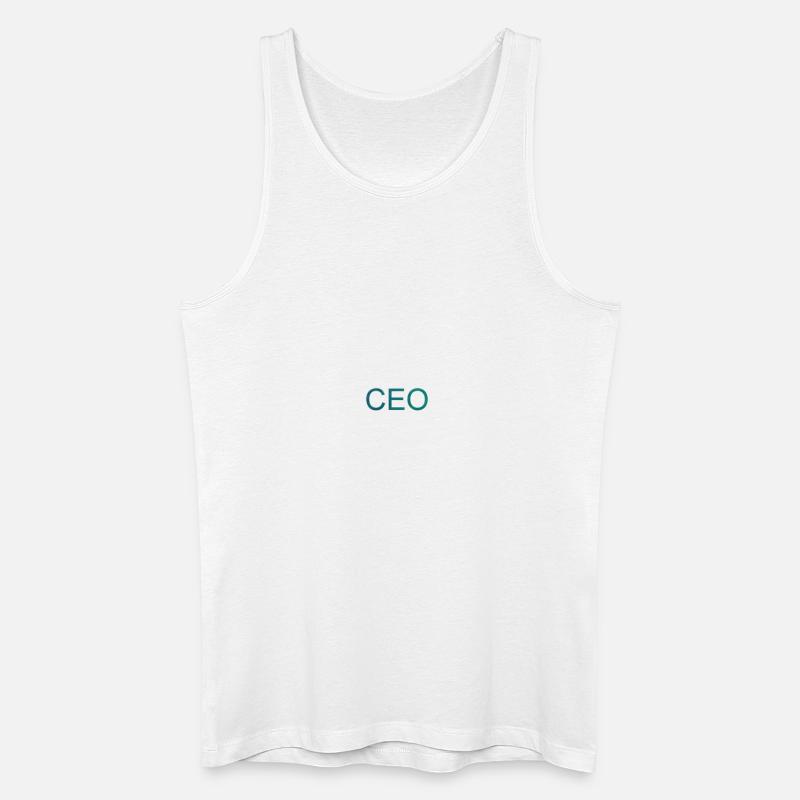 ceo - Männer Bio Tank Top - Weiß