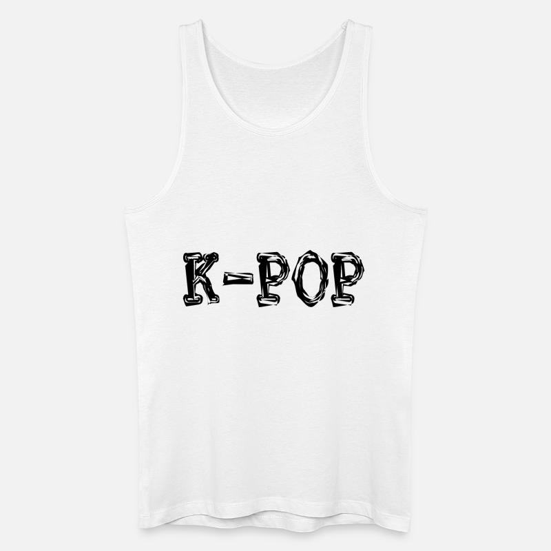 K-POP - Männer Bio Tank Top - Weiß