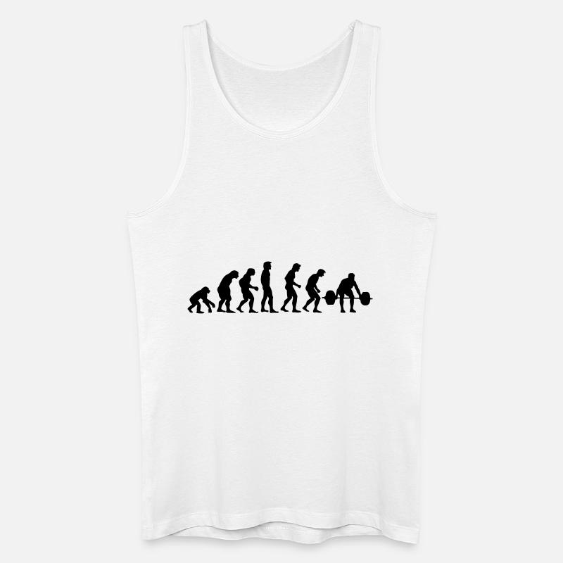 athletics evolution - Men’s Organic Tank Top - white