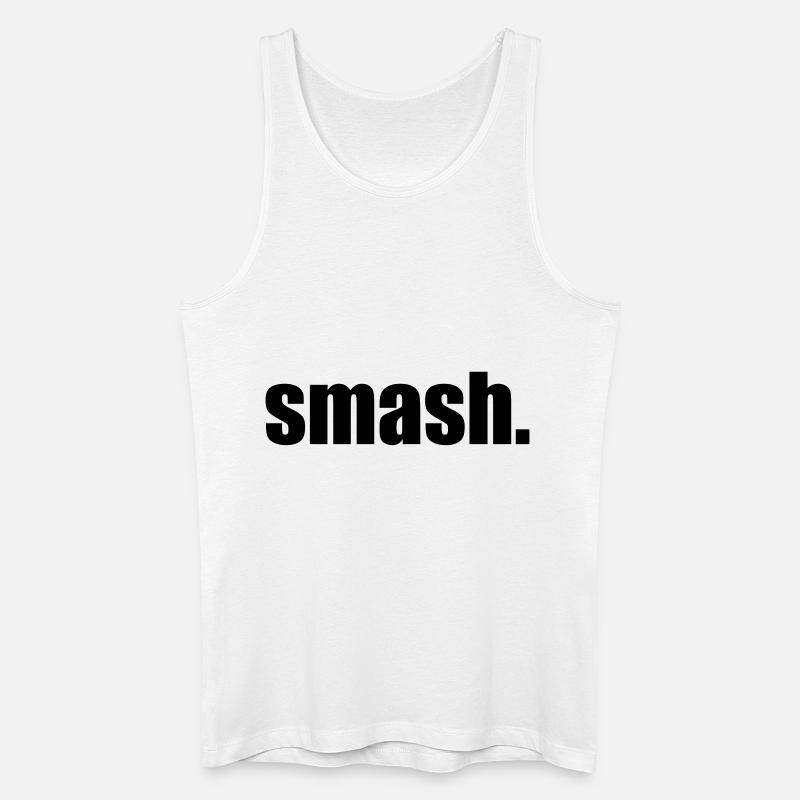 smash punkt s - Männer Bio Tank Top - Weiß