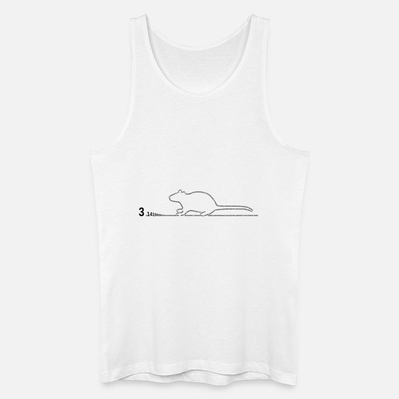 pi-rat - Männer Bio Tank Top - Weiß