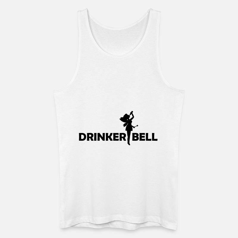 Drinkerbell - Männer Bio Tank Top - Weiß