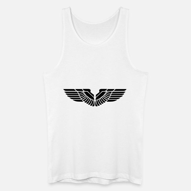 Aile aile ailes - Débardeur bio Homme - blanc
